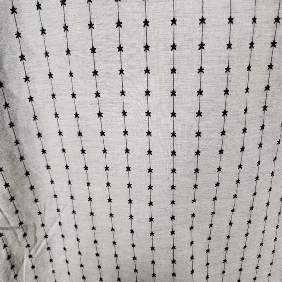 Anerkjendt Artsy Stars Embroidered 100% Cotton Button Front Shirt - Picture 4 of 7